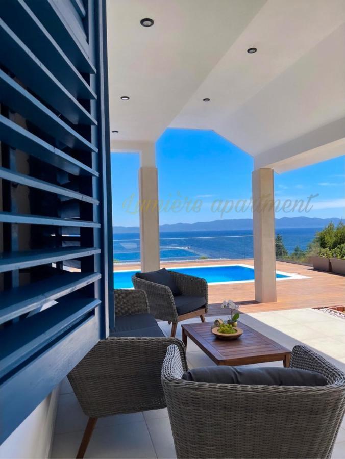 Seaview Pool Apartment-Lumiere, Island Hvar-Gdinj Ngoại thất bức ảnh